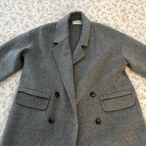 Silk Maison Wool Long Coat